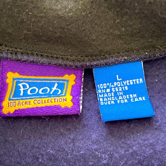 Pooh 100 Acre Collection Tiger Sweater Blue in Color Size Large - Picture 5 of 5